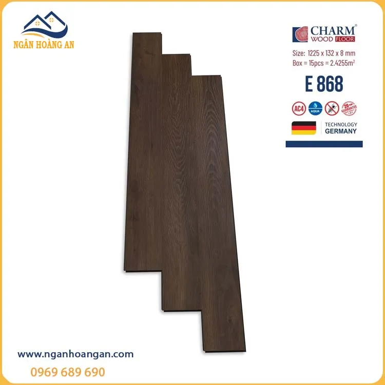 Sàn Gỗ Charmwood Việt Nam E868 Dày 8mm