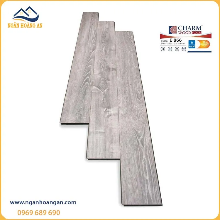 Sàn Gỗ Công Nghiệp Charmwood E866 8mm