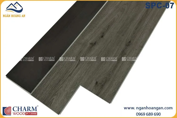 Sàn Nhựa Giả Gỗ Hèm Khóa Charmwood SPC-07 6mm Sàn Nhựa Giả Gỗ Hèm Khóa Charmwood SPC-07 6mm