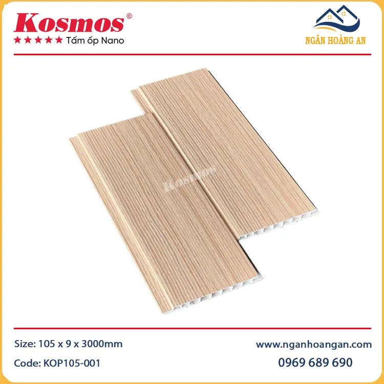 Tấm Nhựa Ốp Tường Nano Kosmos KOP105-001