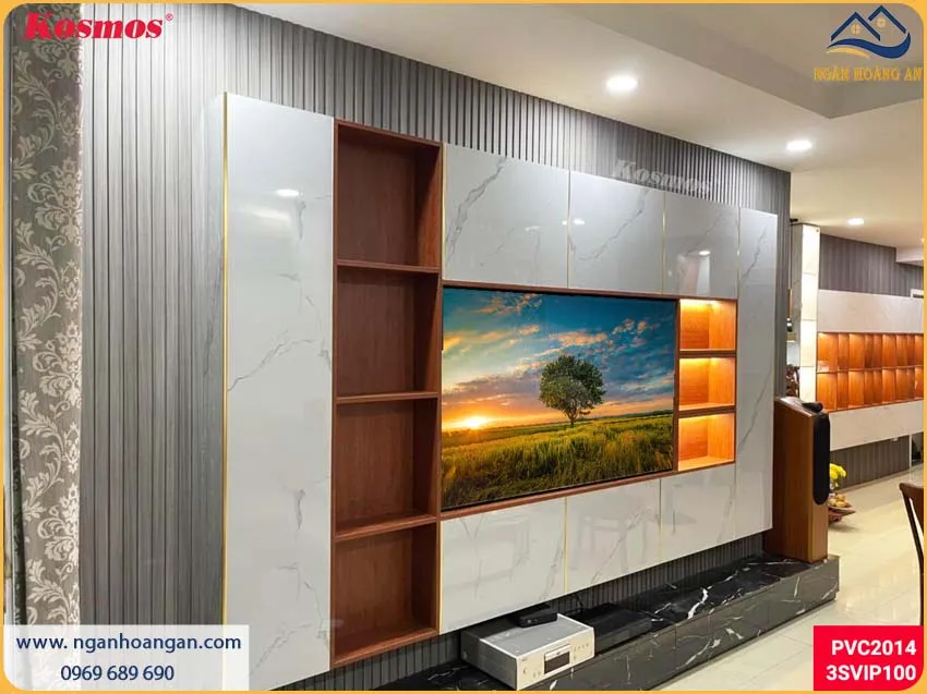 Thi Công Tấm PVC Giả Đá Kháng Mối, Chống Ẩm Và Chống Thấm