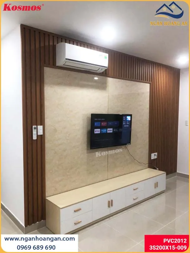 Thi Công Ốp Tường PVC Giả Đá Chống Cháy Lan, An Toàn