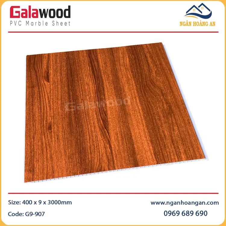 Tấm Ốp Nano Nhựa Giả Vân Gỗ Galawood G9-907