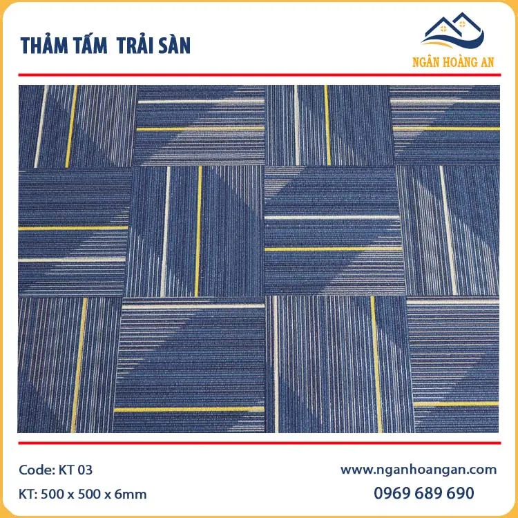 Thảm Tấm Trải Sàn Văn Phòng KT-03 Thảm Tấm Trải Sàn Văn Phòng KT-03