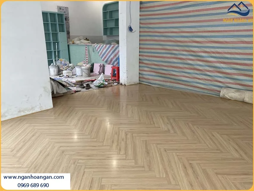 Thi Công Sàn Gỗ Xương Cá Morser Tạo Nên Sự Sang Trọng