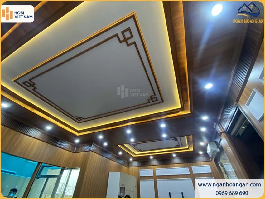 Thi Công Tấm Nhựa Nano Giả Gỗ Chống Ẩm Mốc 100% Thi Công Tấm Nhựa Nano Giả Gỗ Chống Ẩm Mốc 100%