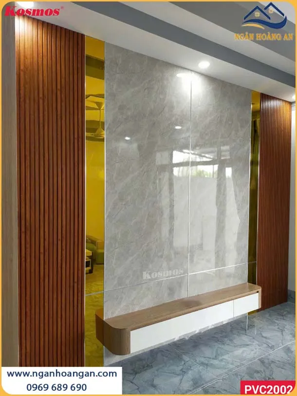Ốp Tường PVC Giả Bê Tông Cho Nhà Ở Điểm Nhấn Cho Không Gian