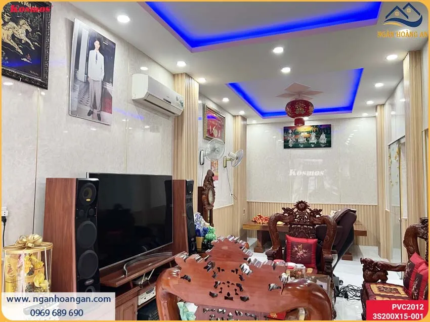 Không Gian Nội Thất Trở Nên Tinh Tế Khi Ốp Tường PVC Giả Đá