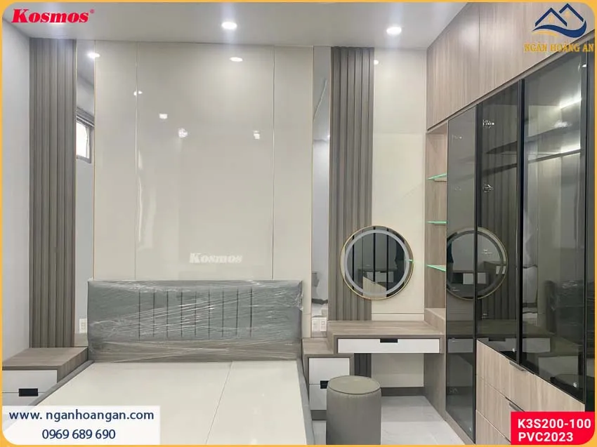 Tấm Nhựa Ốp Tường PVC Màu Trắng Kosmos Có Khả Năng Cách Âm, Cách Nhiệt Tốt Tấm Nhựa Ốp Tường PVC Màu Trắng Kosmos Có Khả Năng Cách Âm, Cách Nhiệt Tốt