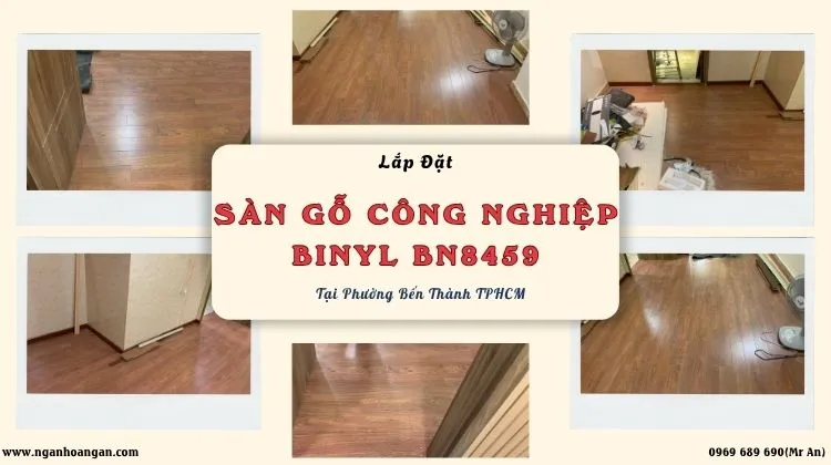 Lót Sàn Gỗ Công Nghiệp Binyl BN8459 Tại Phường Bến Thành TPHCM