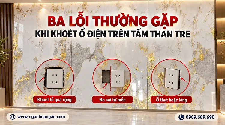 Ba Lỗi Thường Gặp Khi Khoét Ổ Điện Trên Tấm Than Tre Ba Lỗi Thường Gặp Khi Khoét Ổ Điện Trên Tấm Than Tre