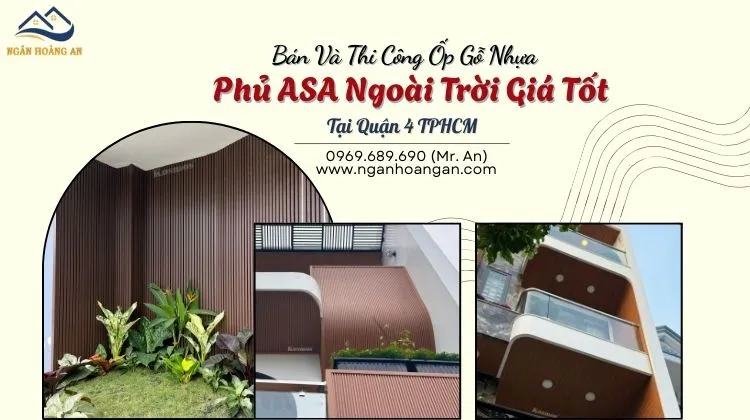 Bán Và Thi Công Ốp Gỗ Nhựa Phủ ASA Ngoài Trời Giá Tốt