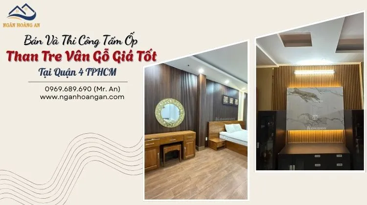 Bán Và Thi Công Tấm Ốp Than Tre Vân Gỗ Giá Tốt