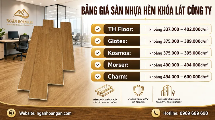 Bảng Giá Lát Sàn Nhựa Hèm Khoá Cho Văn Phòng Tại Đồng Nai Bảng Giá Lát Sàn Nhựa Hèm Khoá Cho Văn Phòng Tại Đồng Nai