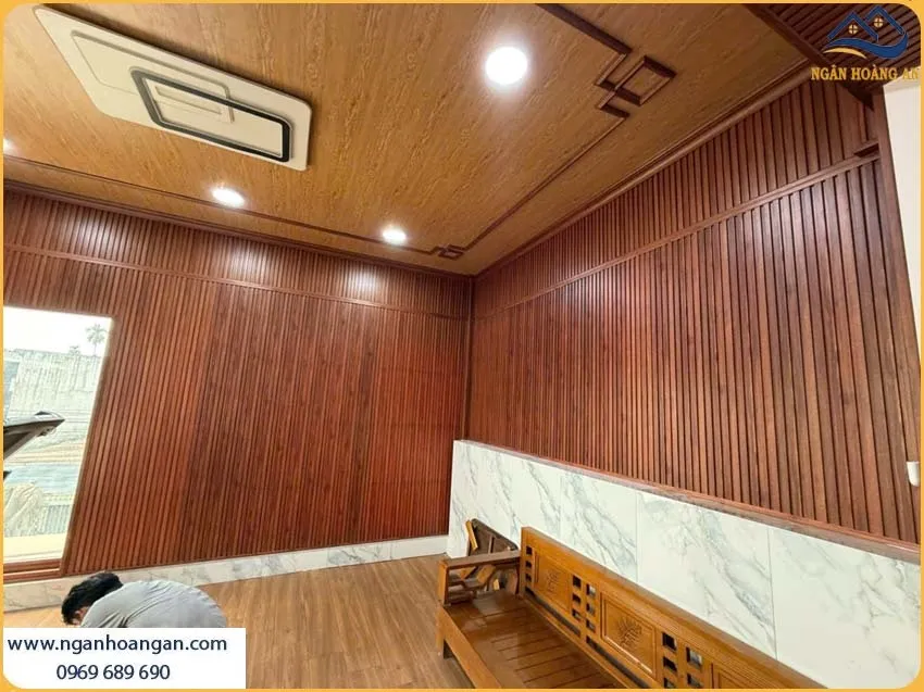 Công Trình Ốp Tường Lam Sóng Galawood L4S-907