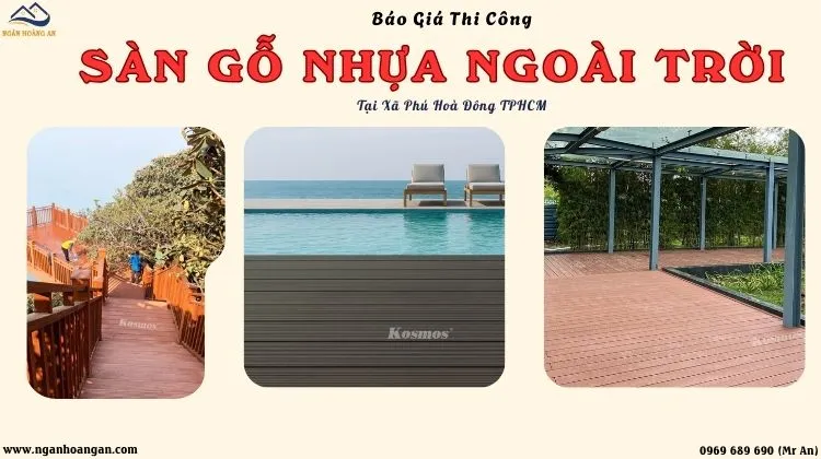 Báo Giá Thi Công Sàn Gỗ Nhựa Ngoài Trời Tại Xã Phú Hoà Đông TPHCM