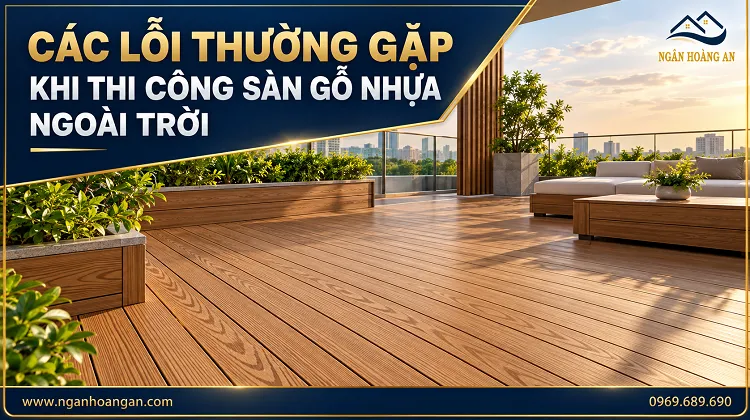 Các Lỗi Thường Gặp Khi Thi Công Sàn Gỗ Nhựa Ngoài Trời Các Lỗi Thường Gặp Khi Thi Công Sàn Gỗ Nhựa Ngoài Trời