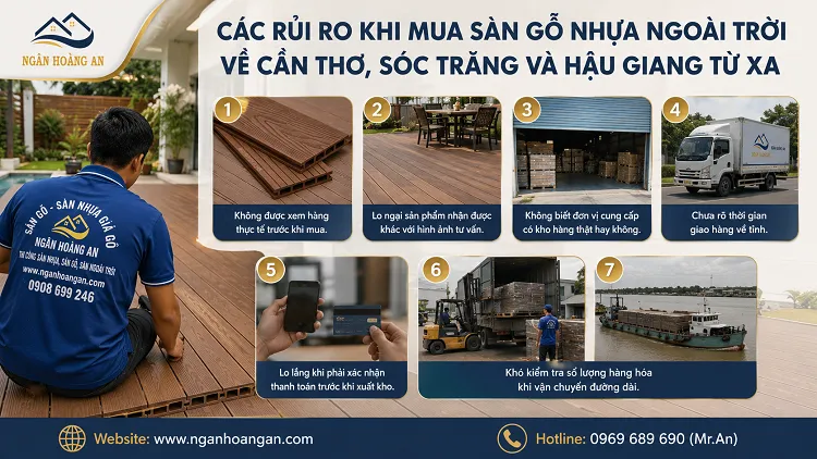 Các Rủi Ro Khi Mua Sàn Gỗ Nhựa Ngoài Trời Về Cần Thơ, Sóc Trăng Và Hậu Giang Từ Xa