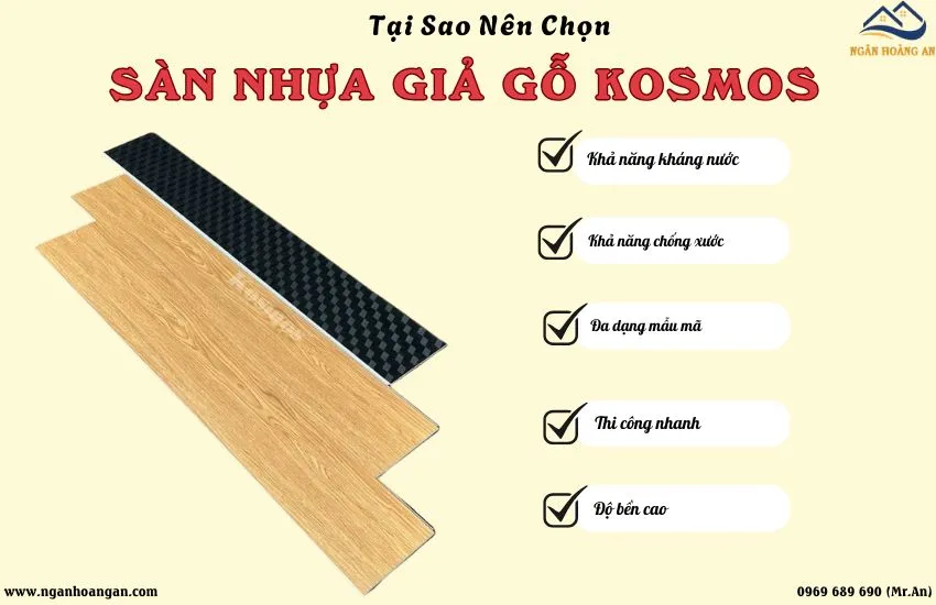 Tại Sao Nên Chọn Sàn Nhựa Giả Gỗ Kosmos Cho Không Gian Sống