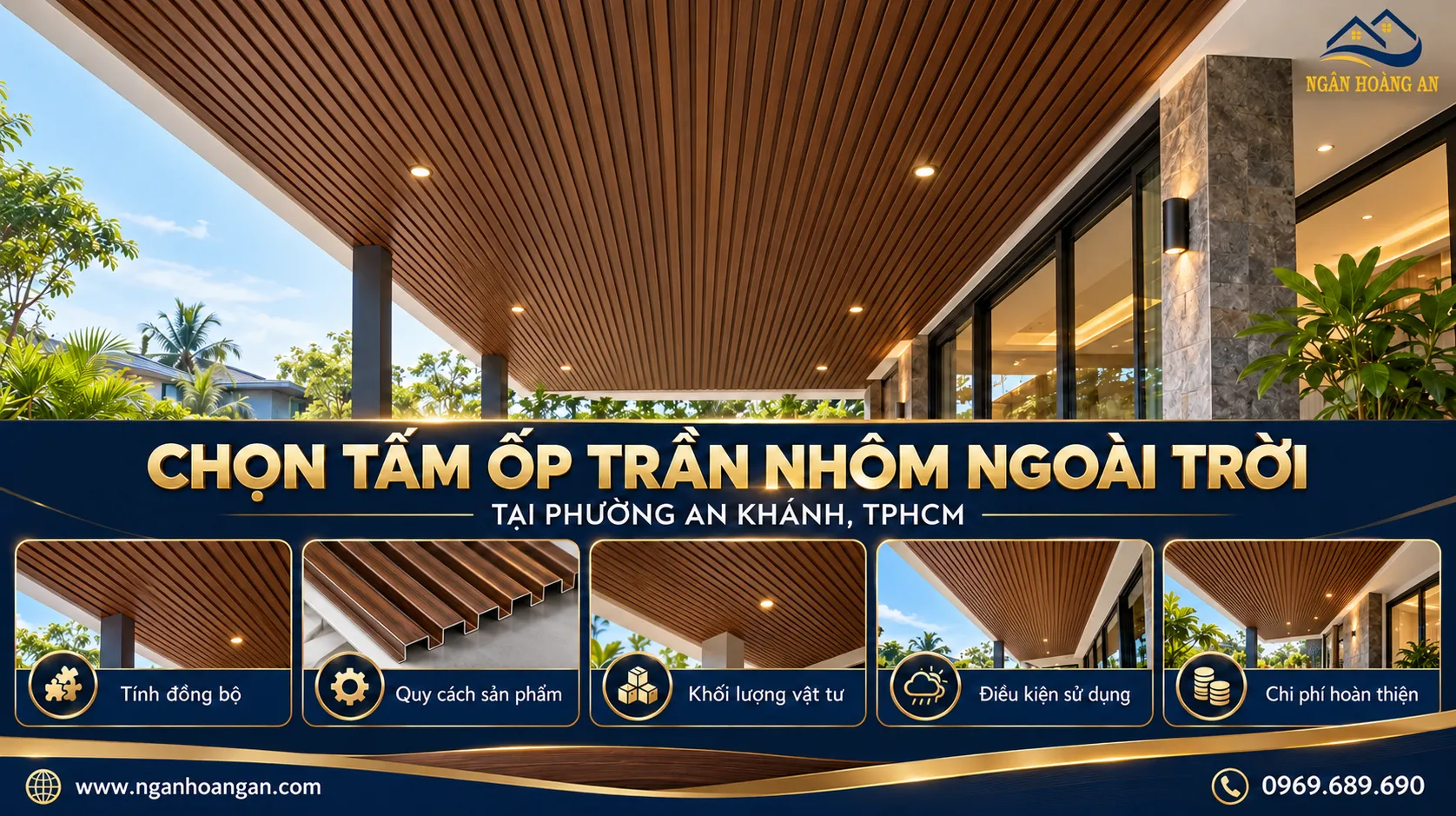 Các Yếu Tố Cần Xem Xét Khi Chọn Tấm Ốp Trần Nhôm Ngoài Trời 
