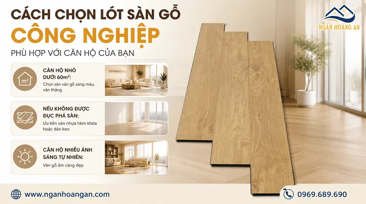 Cách Chọn Lót Sàn Gỗ Công Nghiệp Phù Hợp Với Căn Hộ Của Bạn Cách Chọn Lót Sàn Gỗ Công Nghiệp Phù Hợp Với Căn Hộ Của Bạn