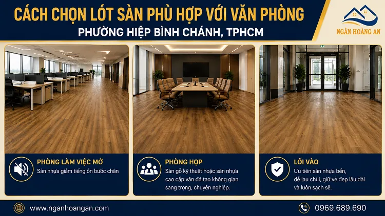 Cách Chọn Lót Sàn Phù Hợp Với Văn Phòng Phường Hiệp Bình Chánh TPHCM