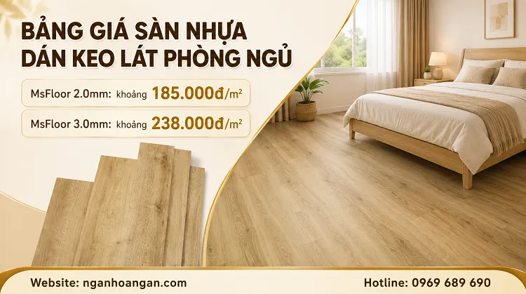 Cách Chọn Sàn Nhựa Dán Keo Cho Phòng Ngủ Tại TPHCM