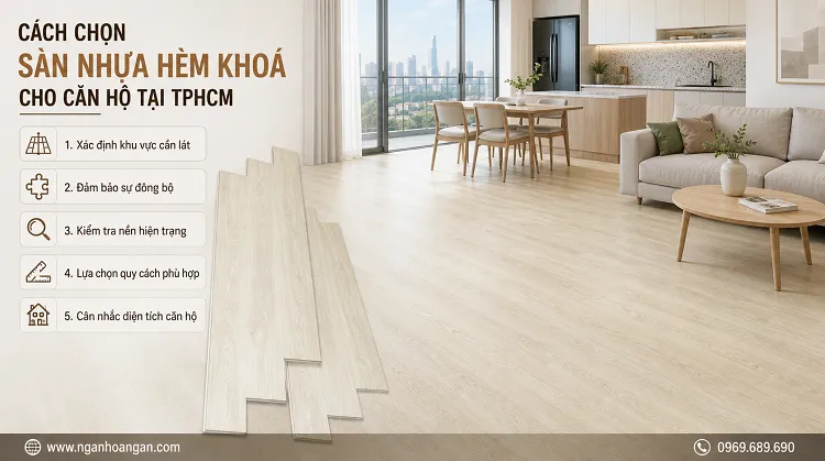 Cách Chọn Sàn Nhựa Hèm Khoá Cho Căn Hộ Tại TPHCM