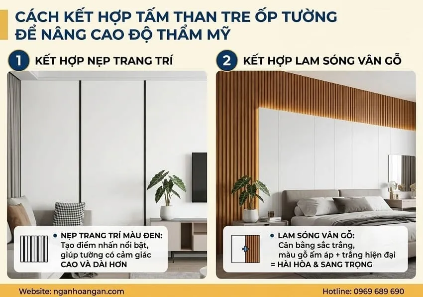Cách Kết Hợp Tấm Than Tre Ốp Tường Để Nâng Cao Độ Thẩm Mỹ 