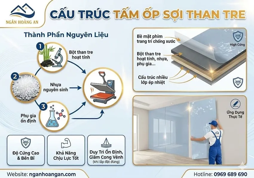 Cấu Trúc Của Tấm Ốp Sợi Than Tre