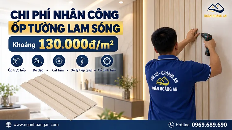 Chi Phí Nhân Công Ốp Tường Lam Sóng