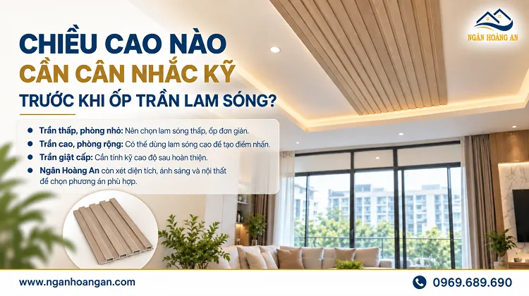 Chiều Cao Nào Cần Cân Nhắc Kỹ Trước Khi Ốp Trần Lam Sóng? Chiều Cao Nào Cần Cân Nhắc Kỹ Trước Khi Ốp Trần Lam Sóng?