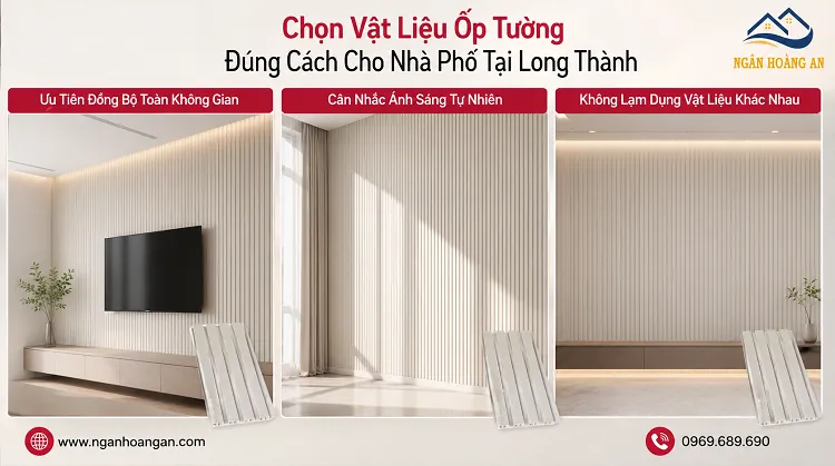 Chọn Vật Liệu Ốp Tường Đúng Cách Cho Nhà Phố Tại Long Thành