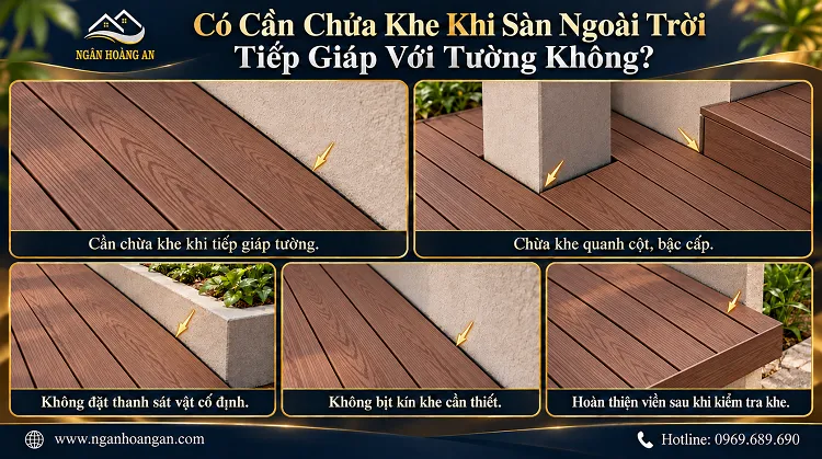 Có Cần Chừa Khe Khi Sàn Ngoài Trời Tiếp Giáp Với Tường Không? Có Cần Chừa Khe Khi Sàn Ngoài Trời Tiếp Giáp Với Tường Không?