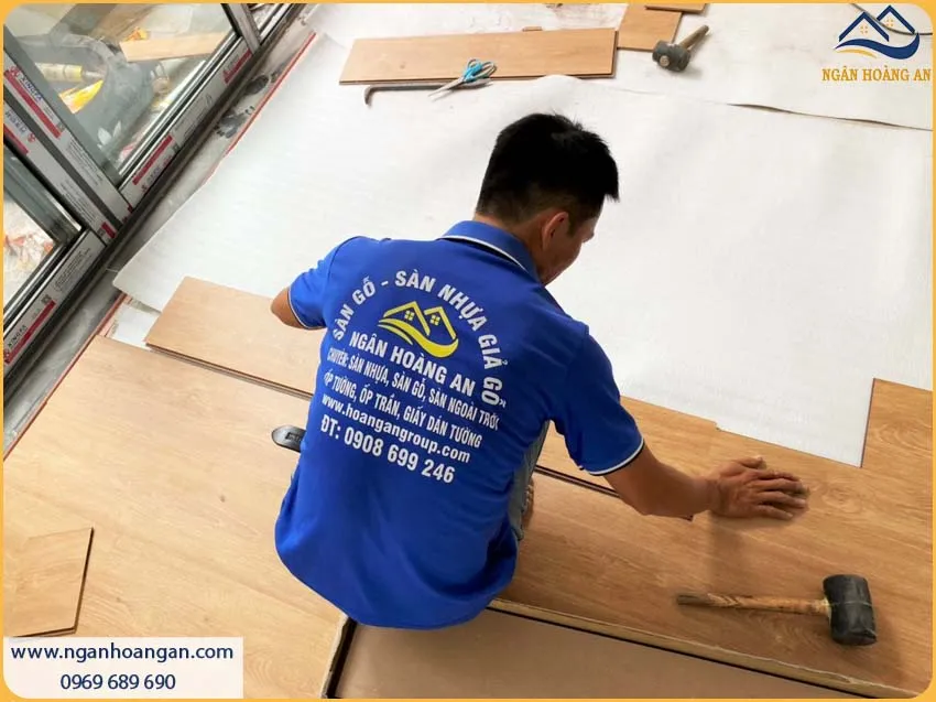 Đội Ngũ Thi Công Ngân Hoàng An Tậm Tâm Trong Từng Công Trình Lớn Nhỏ