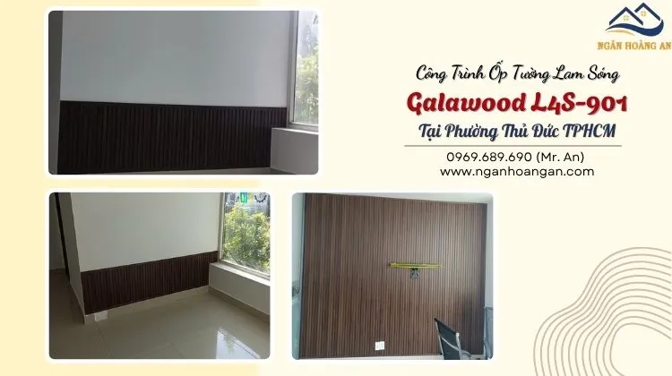 Công Trình Ốp Tường Lam Sóng Galawood L4S-901 Tại Phường Thủ Đức TPHCM