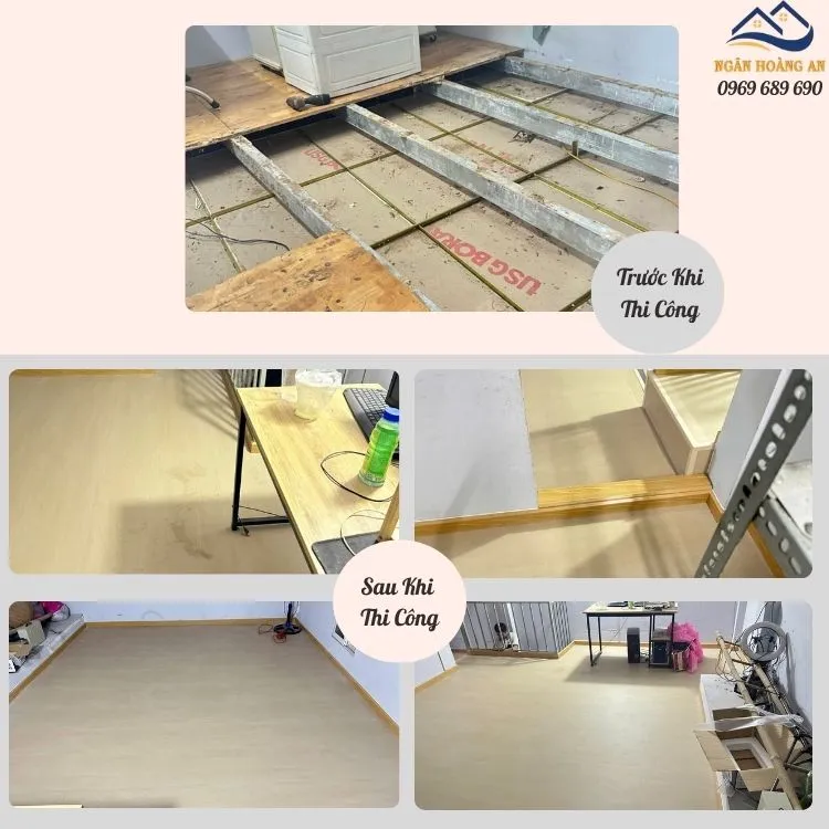 Công Trình Sàn Nhựa Chịu Lực Hoàn Thiện Nhanh Tại Củ Chi