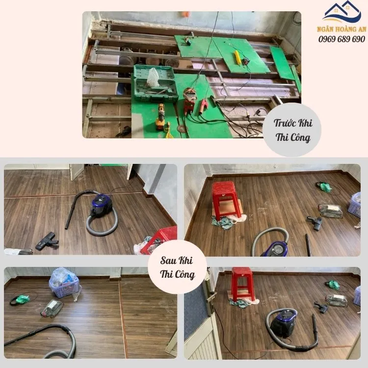 Thi Công Gác Lửng Bằng Sàn Nhựa Chịu Lực Tại Nhà Bè TPHCM