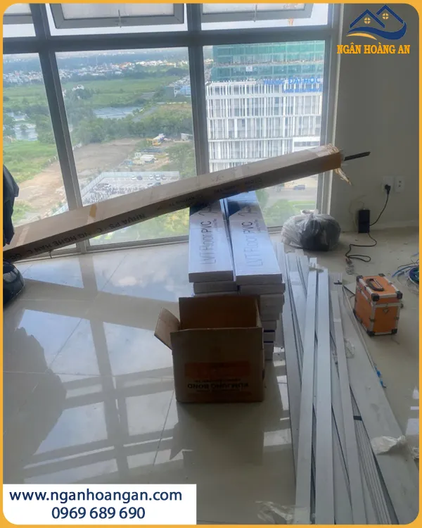 Công Trình Trước Khi Thi Công Sàn Nhựa Dán Keo MSFloor 33303 Công Trình Trước Khi Thi Công Sàn Nhựa Dán Keo MSFloor 33303