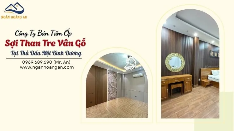 Công Ty Bán Tấm Ốp Sợi Than Tre Vân Gỗ 