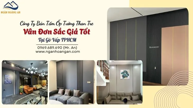 Công Ty Bán Tấm Ốp Tường Than Tre Vân Đơn Sắc Giá Tốt