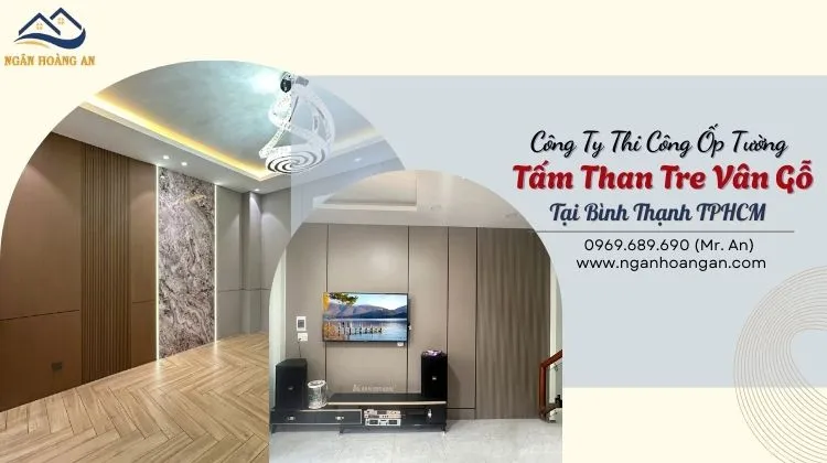 Công Ty Thi Công Ốp Tường Tấm Than Tre Vân Gỗ Công Ty Thi Công Ốp Tường Tấm Than Tre Vân Gỗ