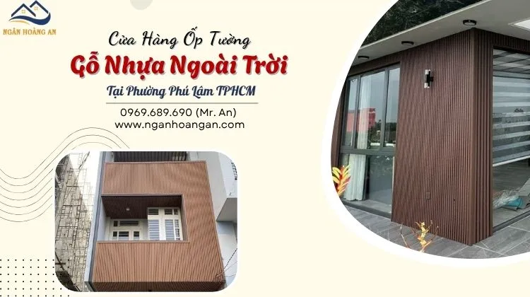 Cửa Hàng Ốp Tường Gỗ Nhựa Ngoài Trời