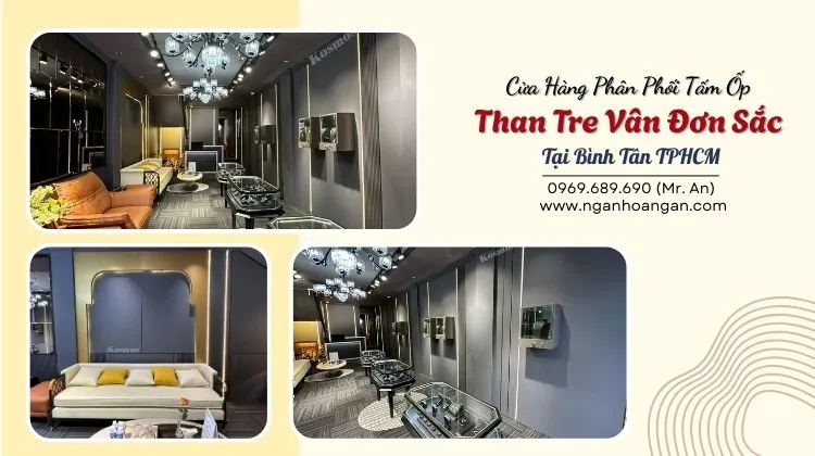 Cửa Hàng Phân Phối Tấm Ốp Than Tre Vân Đơn Sắc