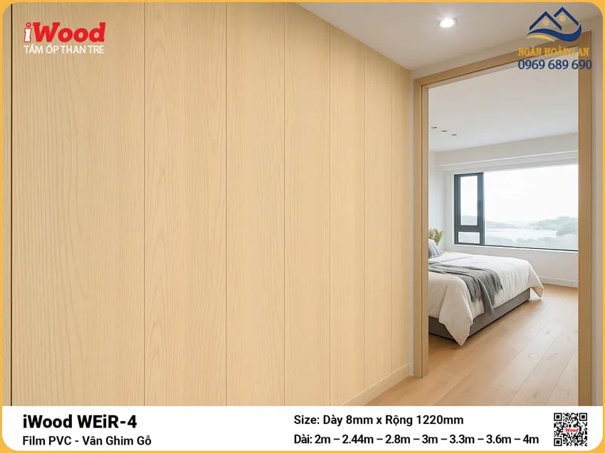 Cửa Hàng Tấm Ốp Than Tre WEiR-4 Vân Ghim Gỗ Giá Tốt