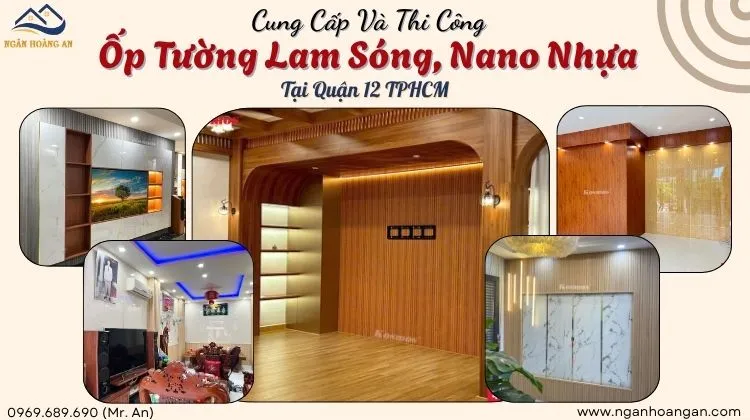 Cung Cấp Và Thi Công Ốp Tường Lam Sóng, Nano Nhựa Cung Cấp Và Thi Công Ốp Tường Lam Sóng, Nano Nhựa