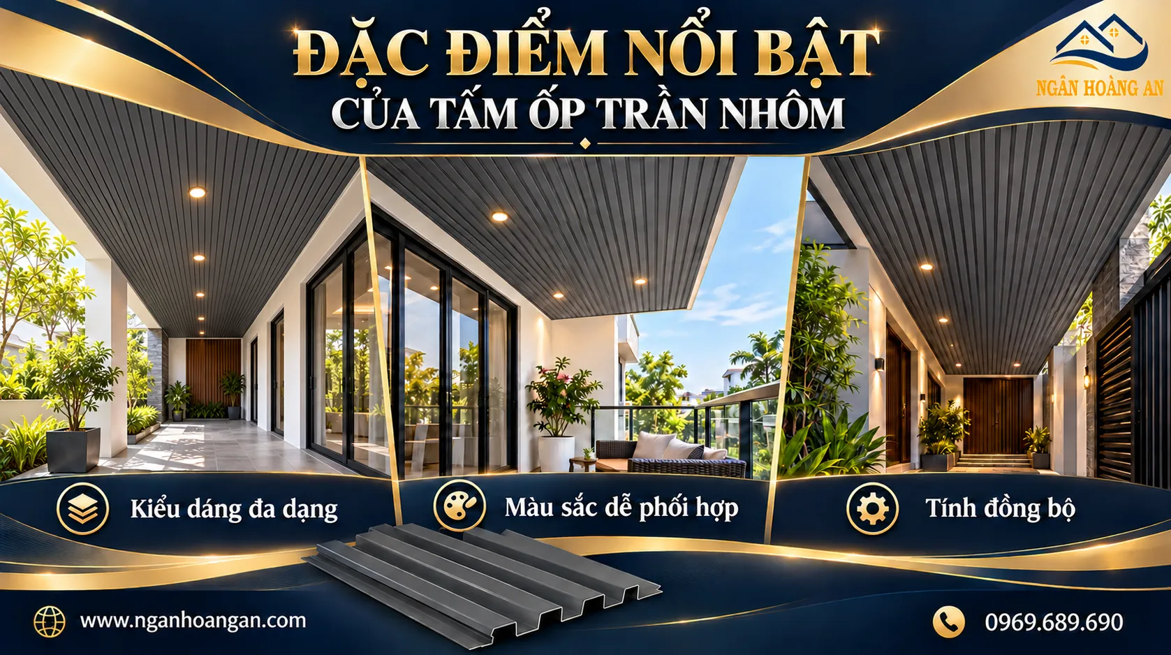 Đặc Điểm Nổi Bật Của Tấm Ốp Trần Nhôm