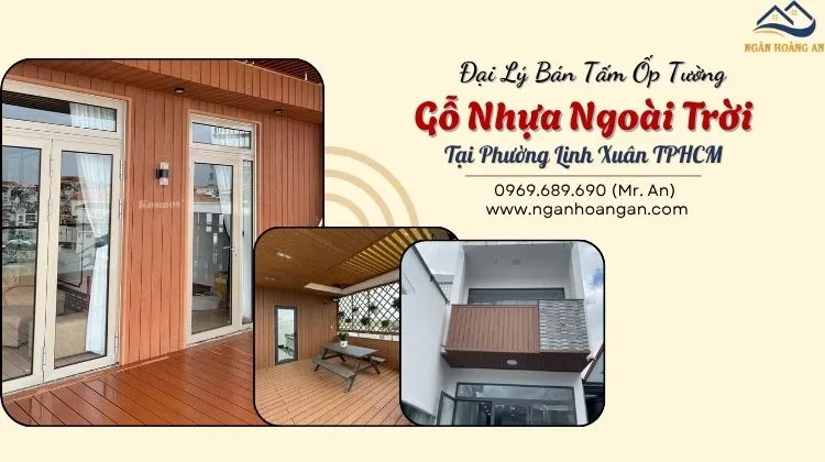 Đại Lý Bán Tấm Ốp Tường Gỗ Nhựa Ngoài Trời 