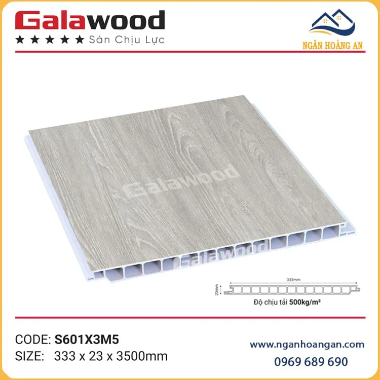Sàn Nhựa Chịu Lực Làm Gác Xép Galawood S601X3M5 Sàn Nhựa Chịu Lực Làm Gác Xép Galawood S601X3M5