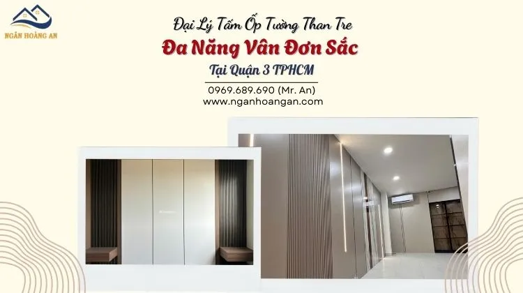 Đại Lý Tấm Ốp Tường Than Tre Đa Năng Vân Đơn Sắc
